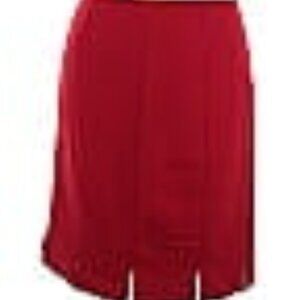 Kasper red skirt